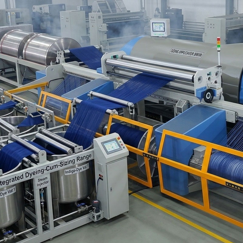 Sizing Dyeing Machine Infrastructure | Blue Blends (India) Limited